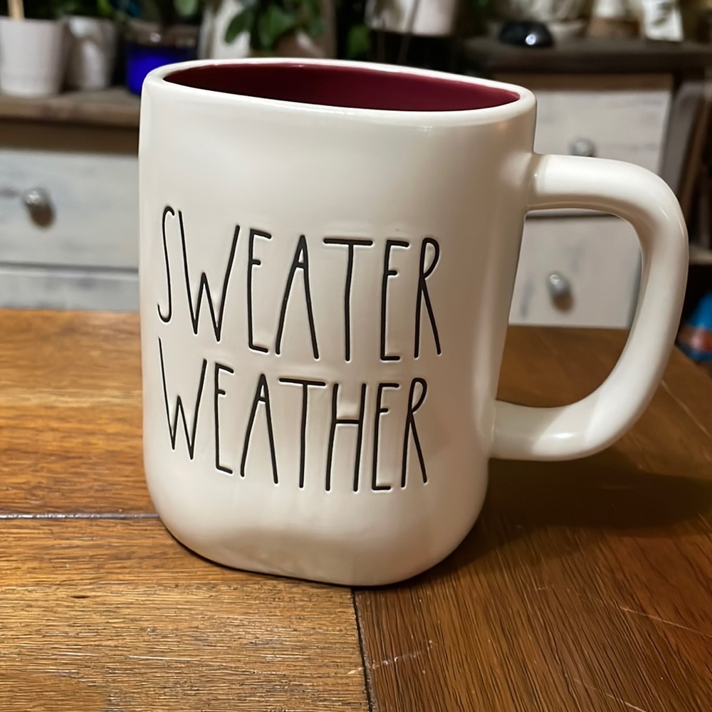 Brand new, Rae Dunn ‘sweater weather’ mug